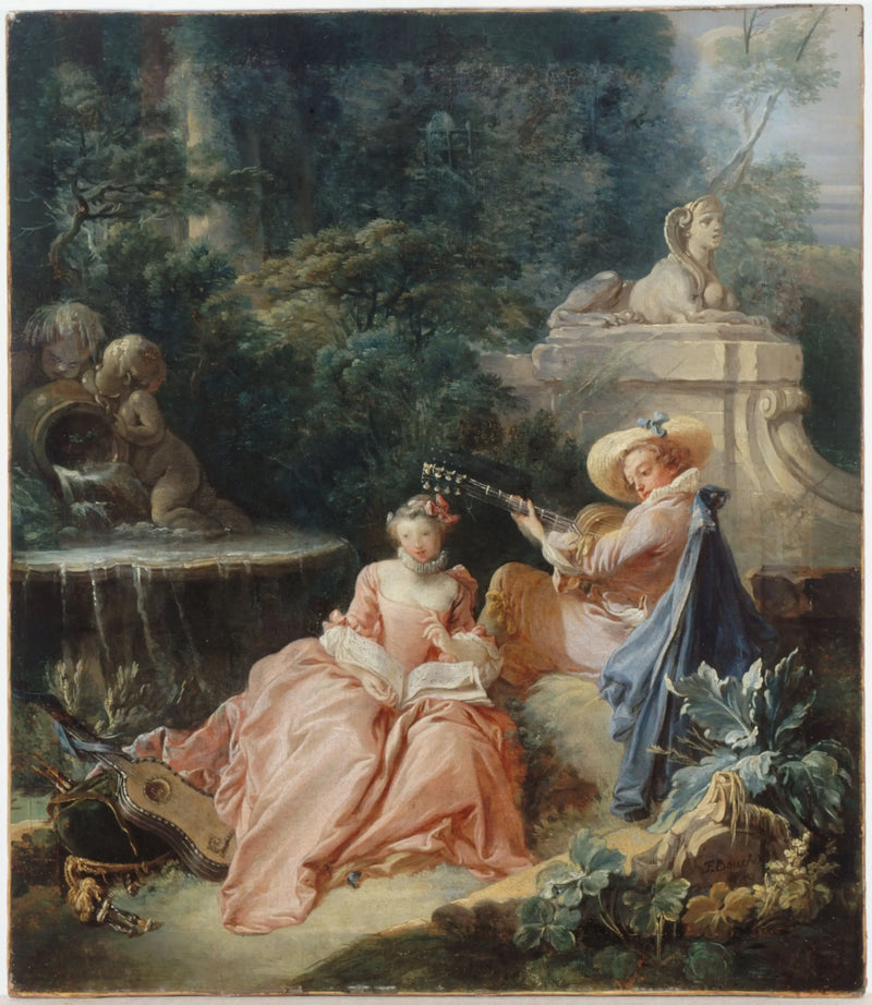 The Music Lesson - François Boucher