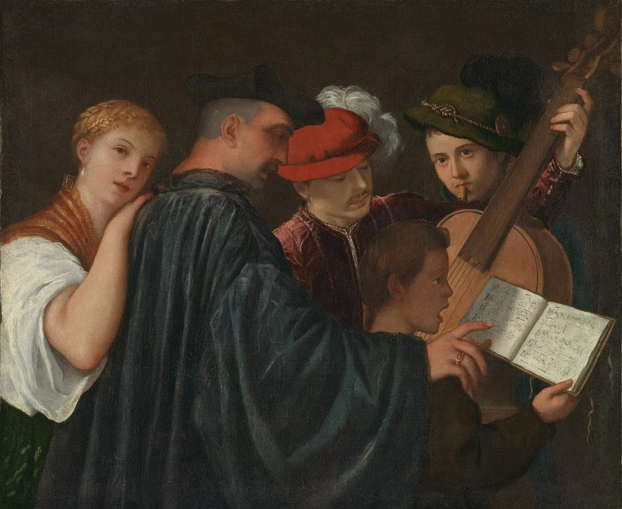 The Music Lesson - Titian