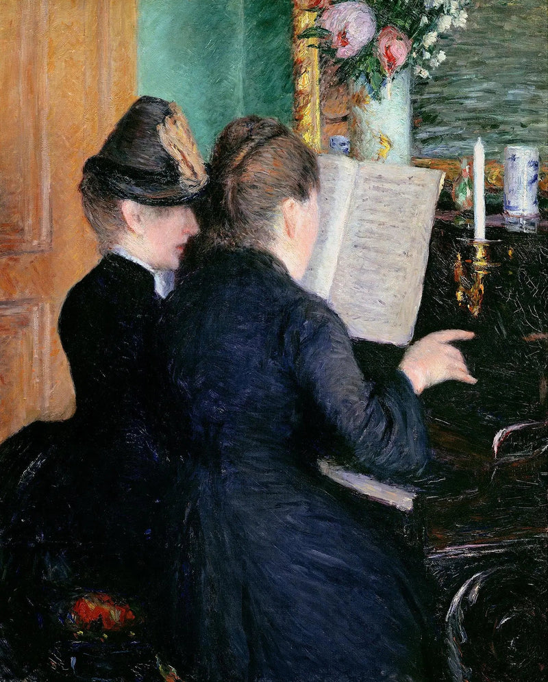 The Piano Lesson - Gustave Caillebotte