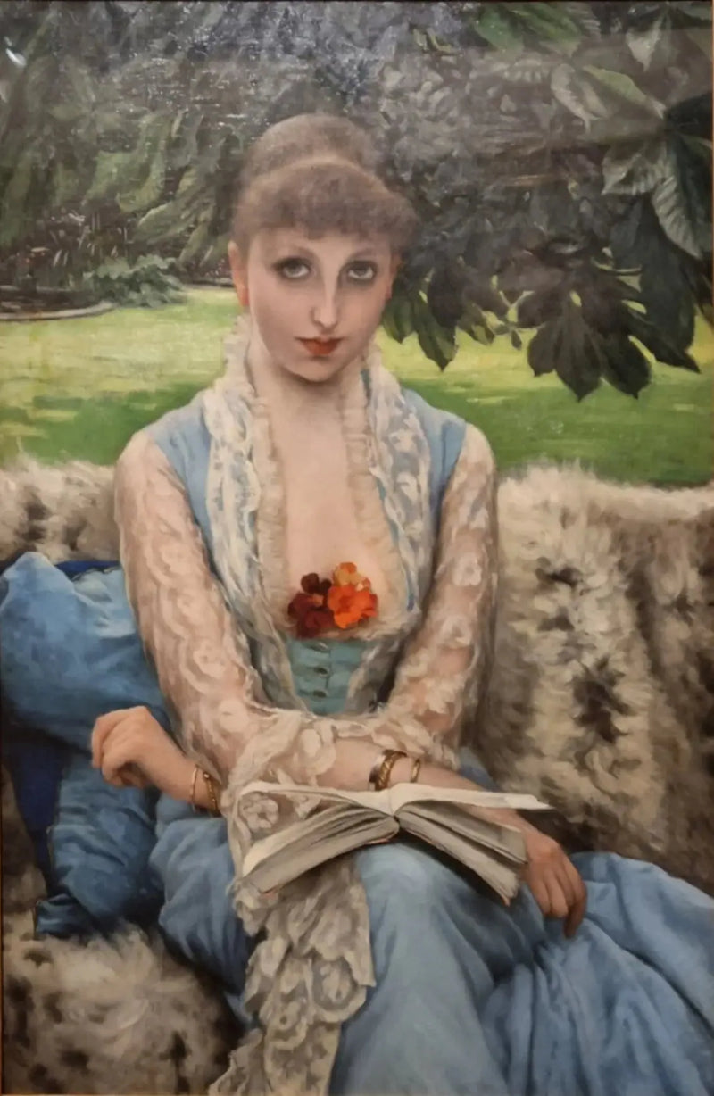 Reading in the Park - James Tissot