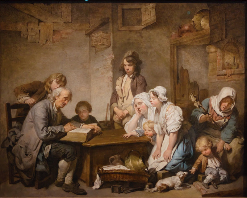 The Reading of the Bible - Jean-Baptiste Greuze