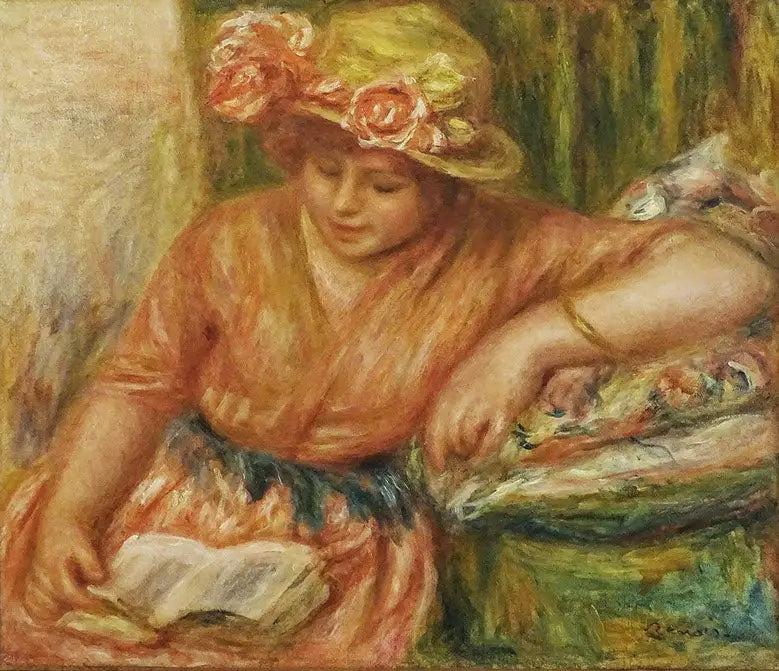 Reading - Pierre-Auguste Renoir