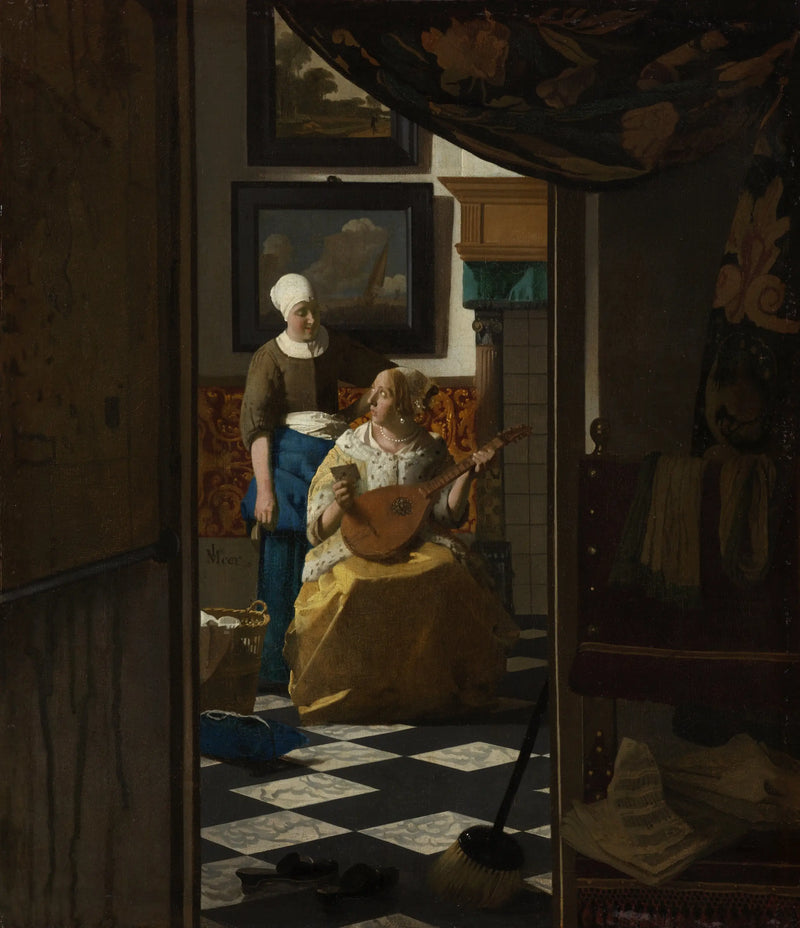 The Love Letter - Johannes Vermeer