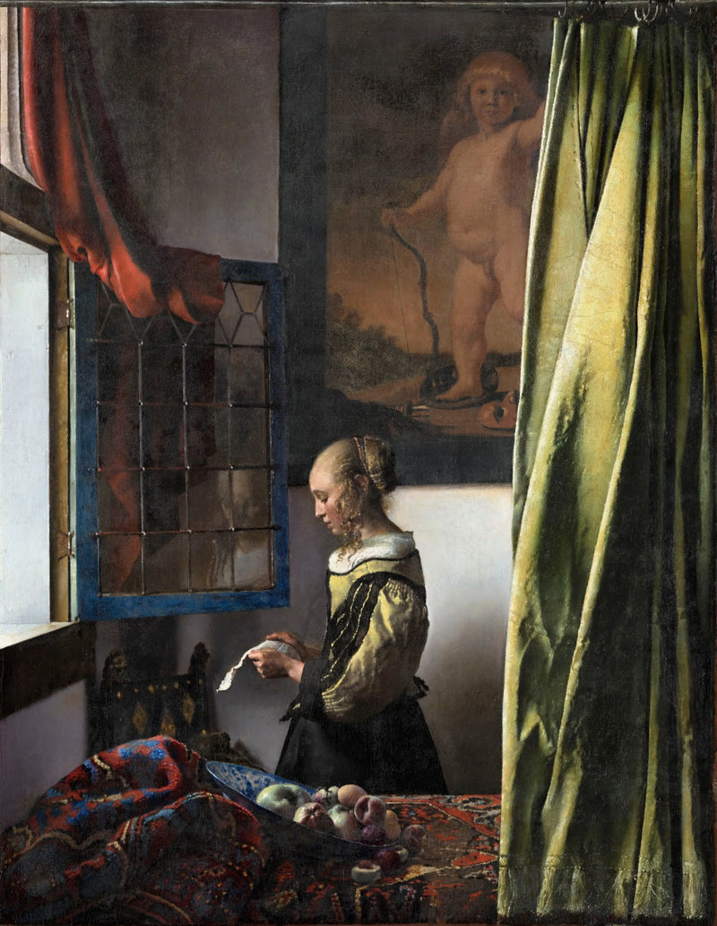 The Reader at the Window - Johannes Vermeer