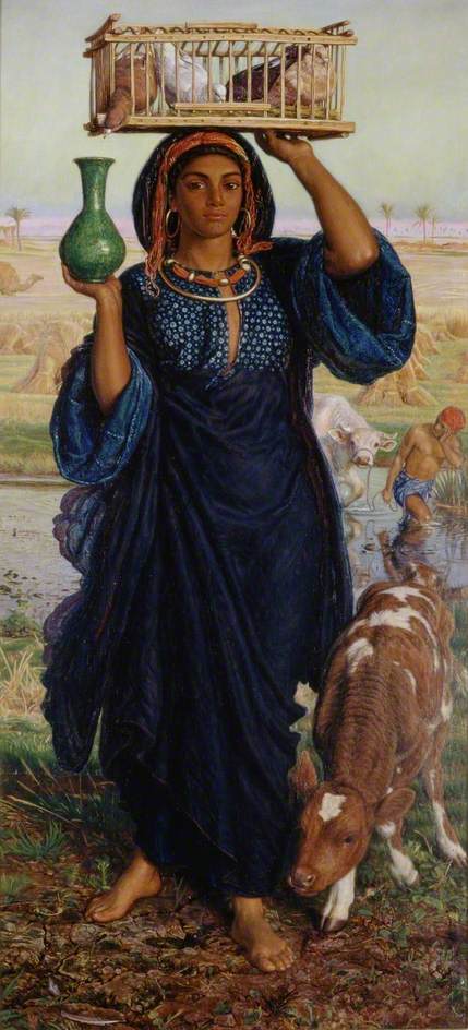 The glow of fireworks in Egypt - William Holman Hunt