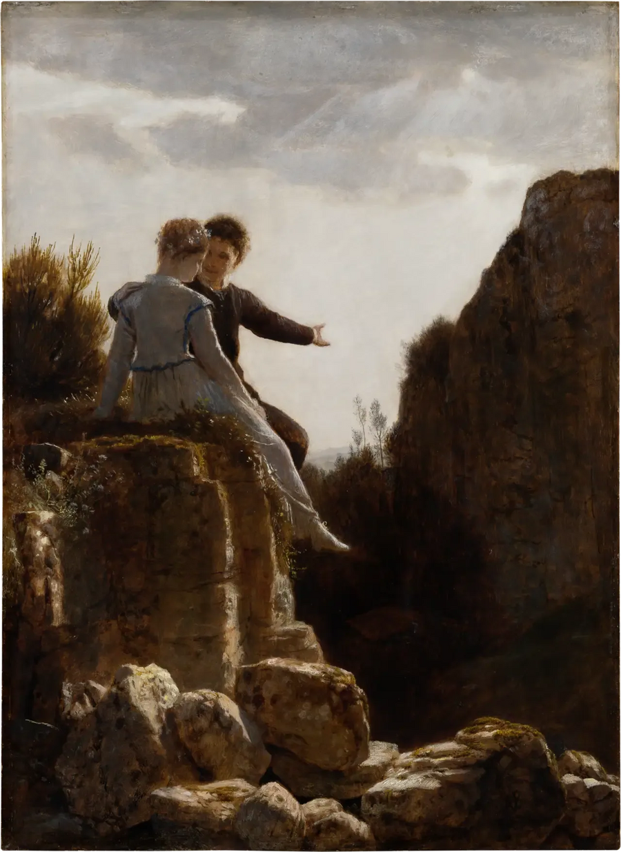 The Honeymoon - Arnold Böcklin