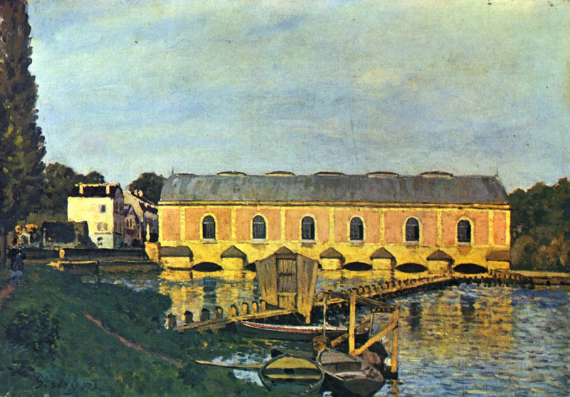 The Machine of Marly - Alfred Sisley