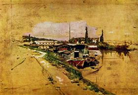 The Marly Machine (The Seine at Bougival) - Giovanni Boldini