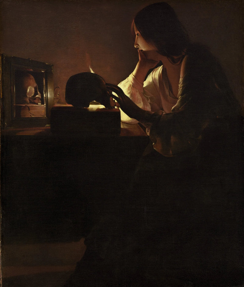 La Madeleine with Mirror - Georges de La Tour