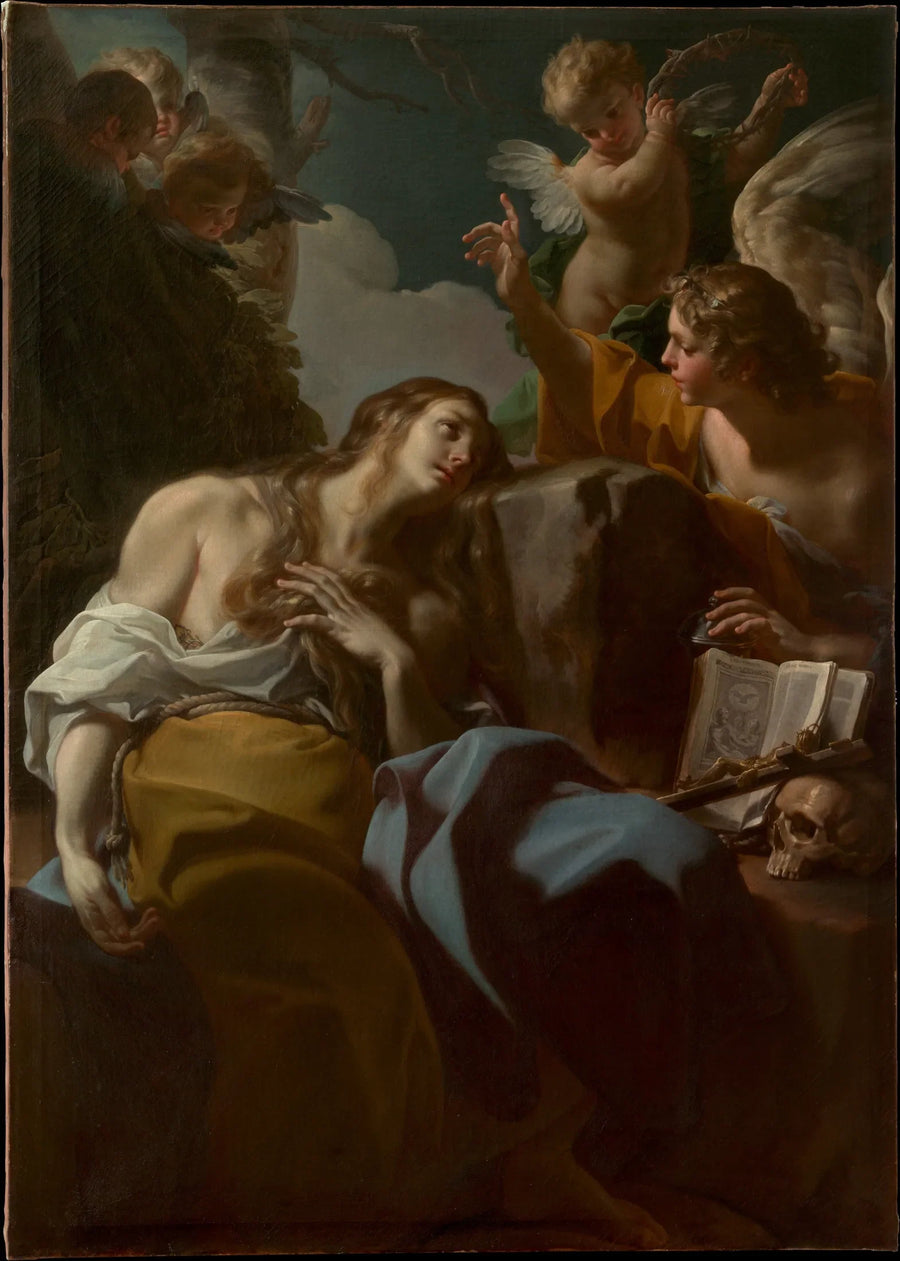 The Penitent Magdalene - Corrado Giaquinto