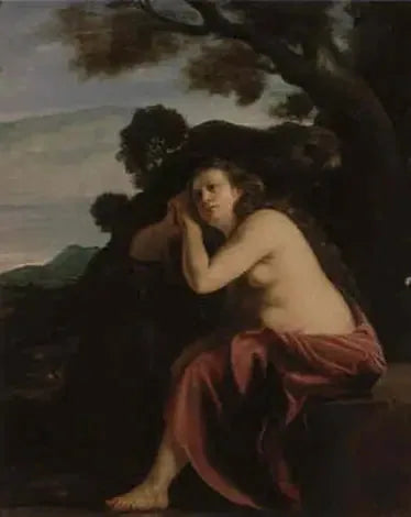 The Penitent Magdalene in a Landscape - Artemisia Gentileschi