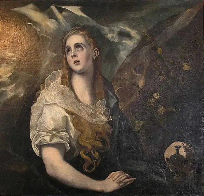 La Madeleine pénitente - El Greco image 1 reproduction artisanale de tableau