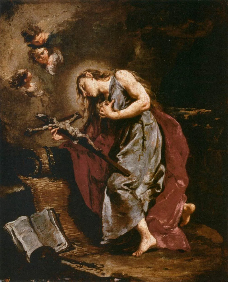 The Penitent Magdalene - Giovanni Battista Pittoni