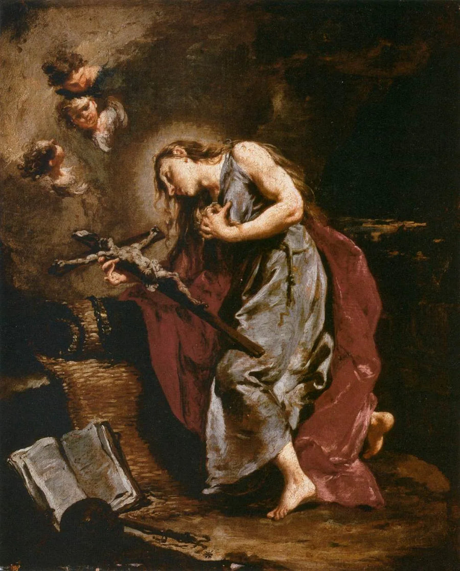 The Penitent Magdalene - Giovanni Battista Pittoni