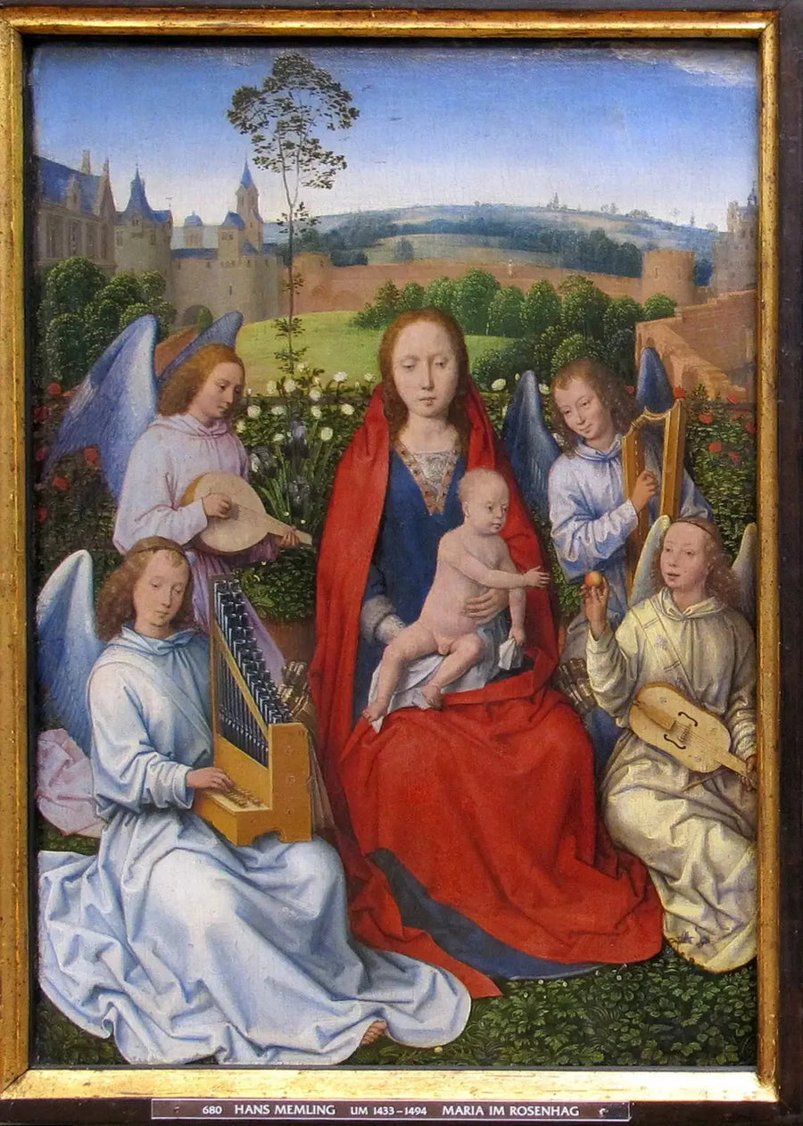 The Madonna at the Rose Garden - Hans Memling