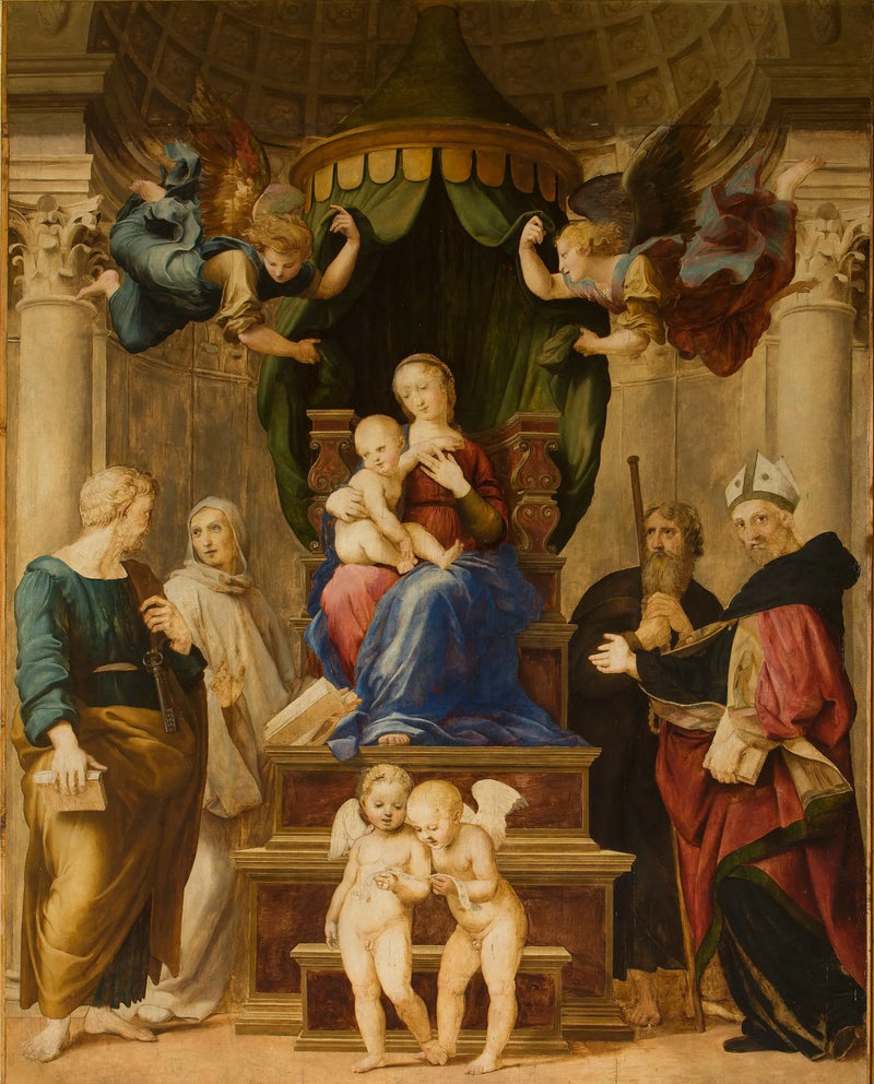 The Madonna with the Canopy - Raphael Sanzio
