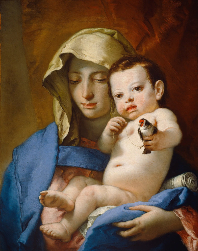 The Madonna with the Goldfinch - Giovanni Battista Tiepolo