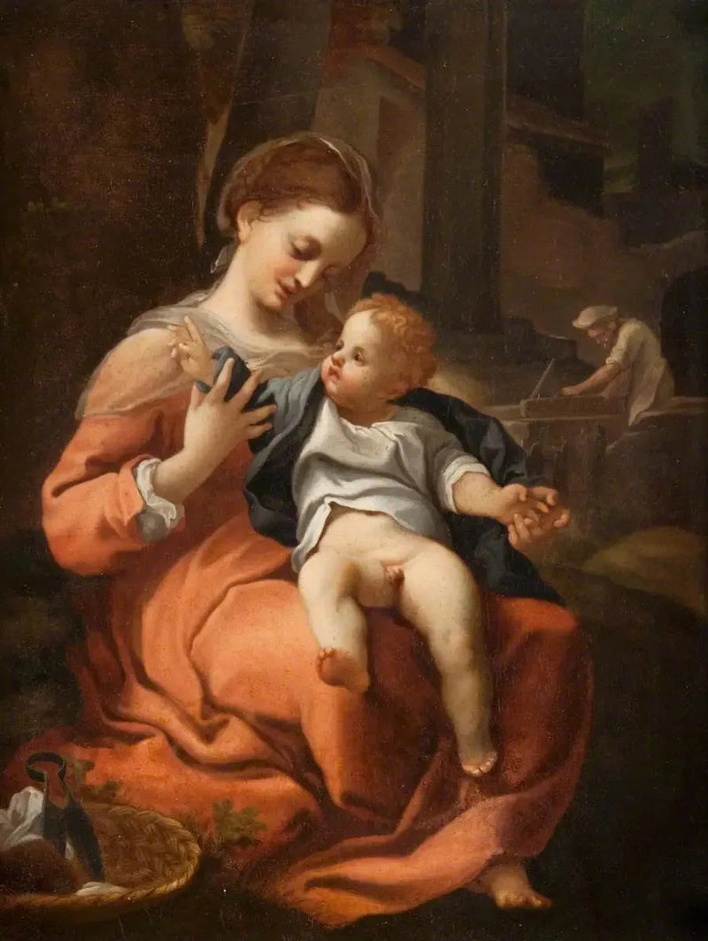 The Madonna with the Basket - Antonio da Correggio