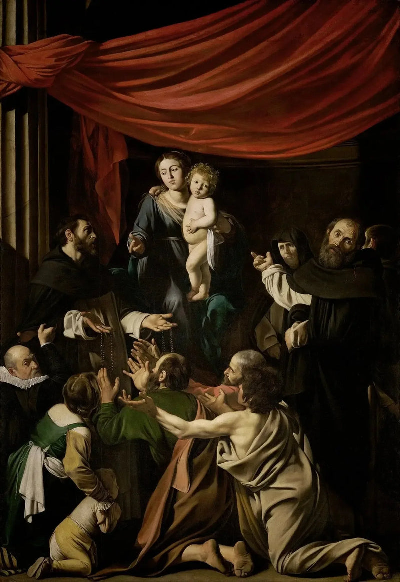 The Madonna of the Rosary - Caravaggio