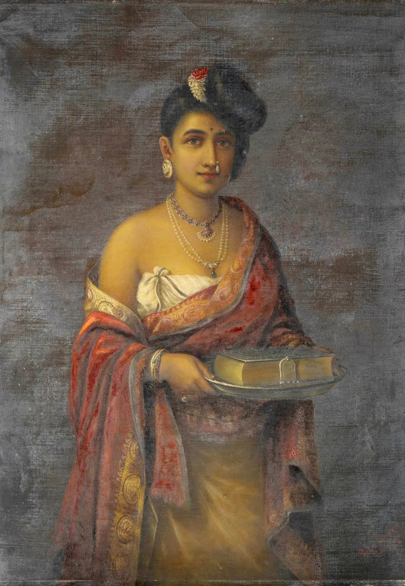 The Maharani of Travancore - Ravi Varmâ