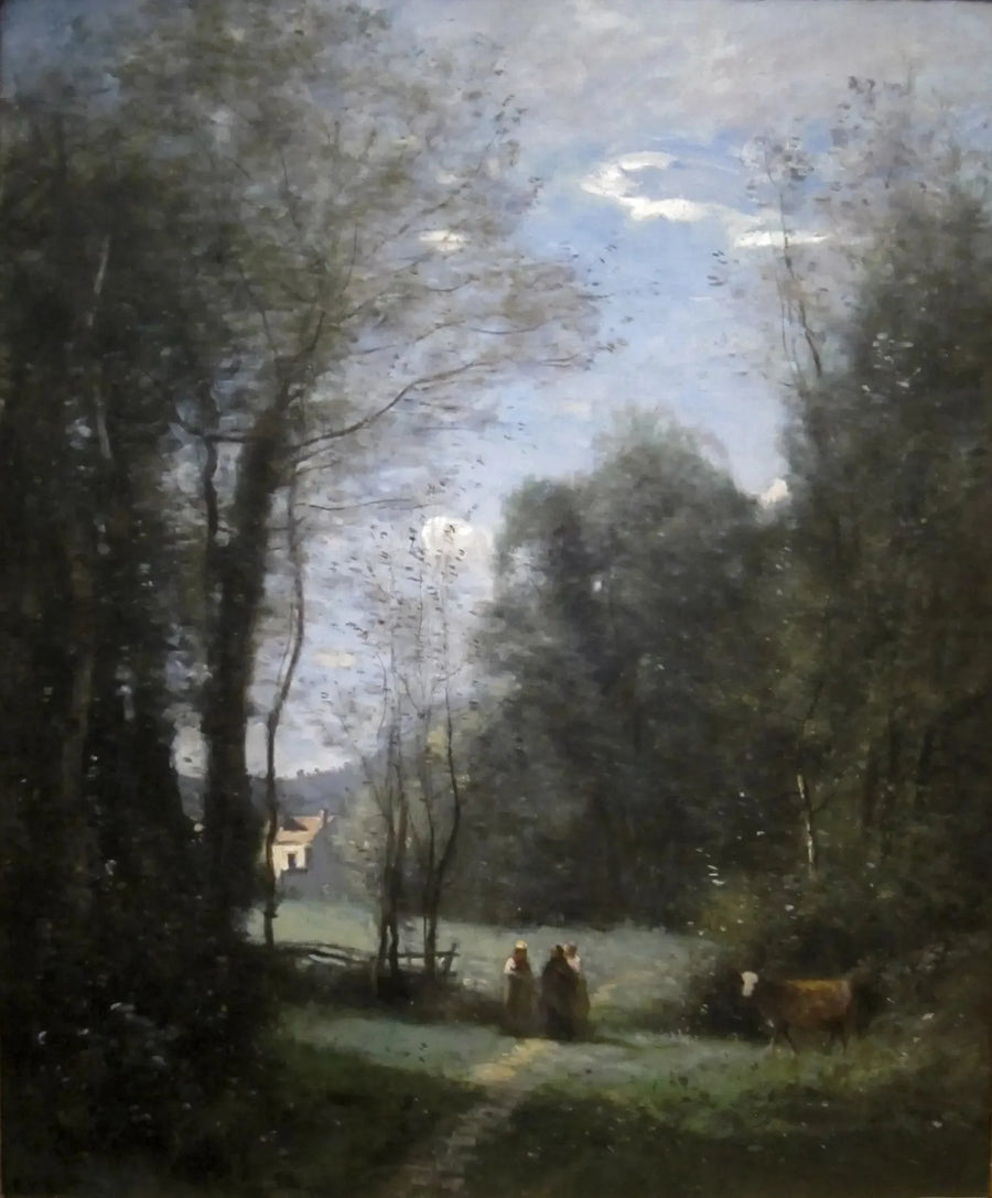 The White House of Sèvres - Jean-Baptiste Camille Corot