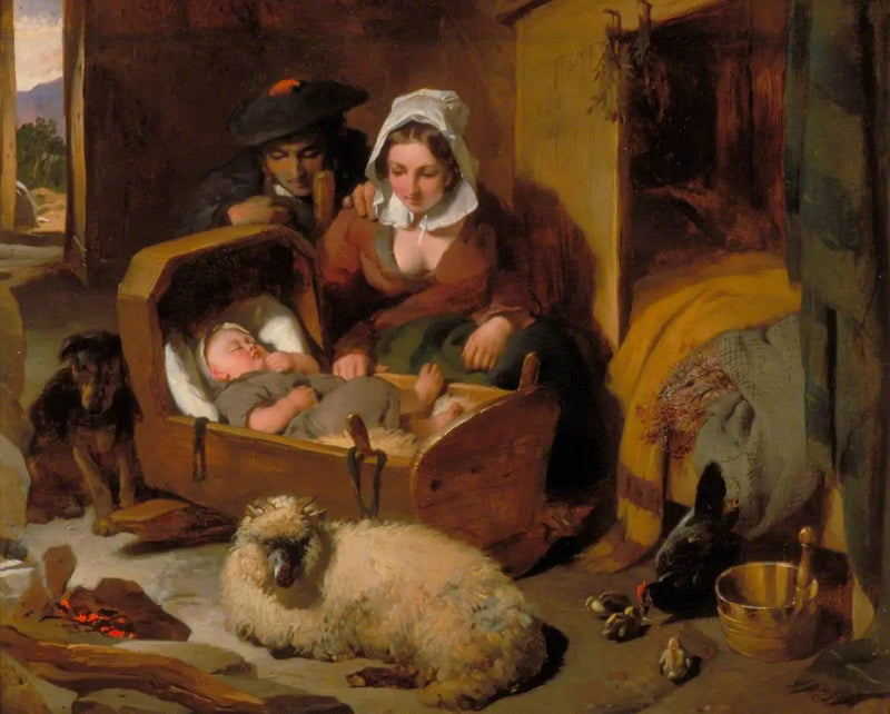 The house of a Highland shepherd - Edwin Henry Landseer