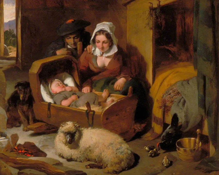 The house of a Highland shepherd - Edwin Henry Landseer