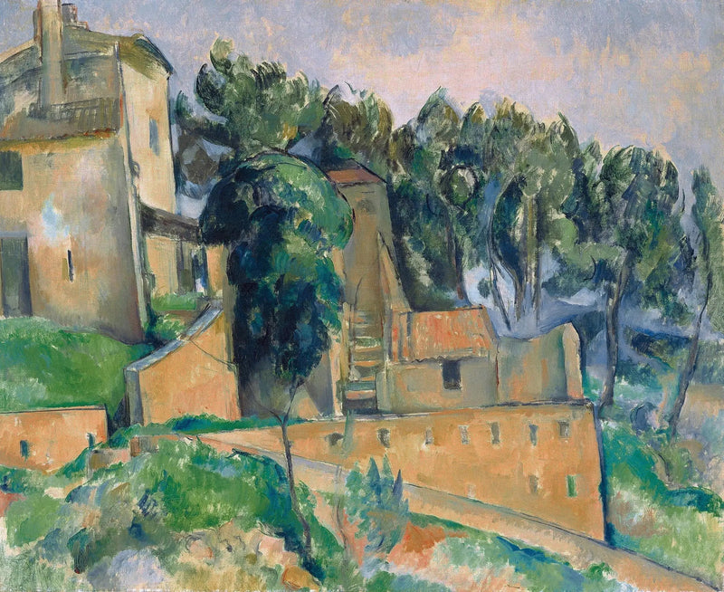 The House of Bellevue - Paul Cézanne