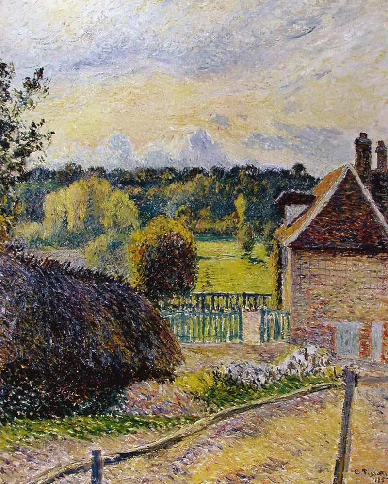 The House of Madness in Éragny - Camille Pissarro