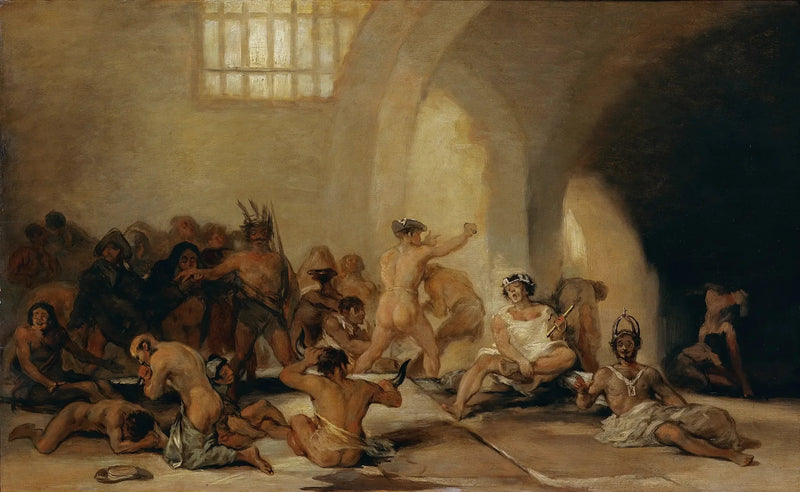 The House of Fools - Francisco de Goya
