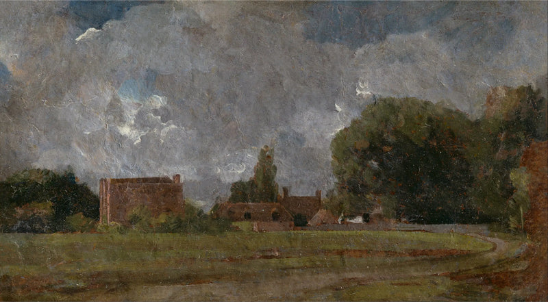 The house of Golding Constable, East Bergholt: the birthplace of the artist - John Constable