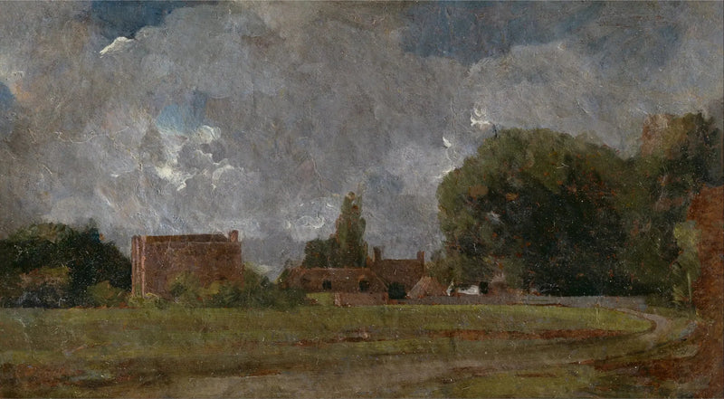 The house of Golding Constable, East Bergholt: the birthplace of the artist - John Constable