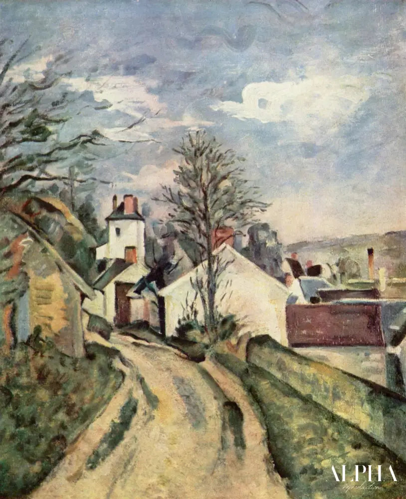 La Maison du docteur Gachet à Auvers - Paul Cézanne - Reproductions de tableaux et peintures haut de gamme