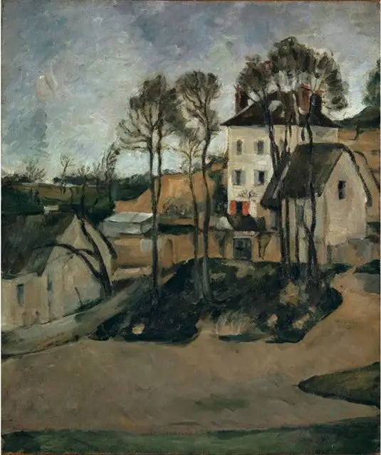 The House of Doctor Gachet in Auvers-sur-Oise - Paul Cézanne