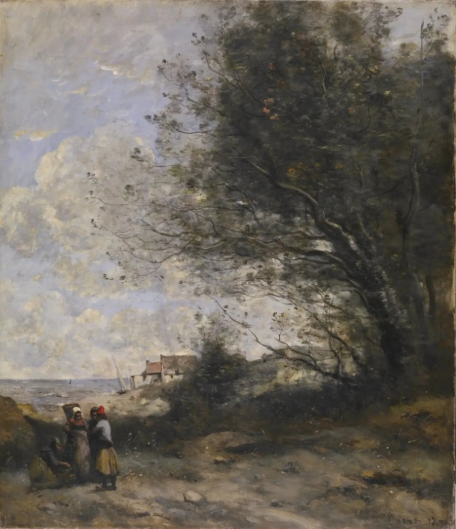 The Fisherman's House - Jean-Baptiste Camille Corot