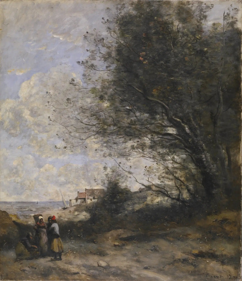The Fisherman's House - Jean-Baptiste Camille Corot