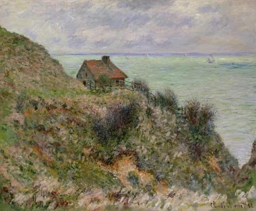 The Fisherman's House, Overcast Weather - Claude Monet