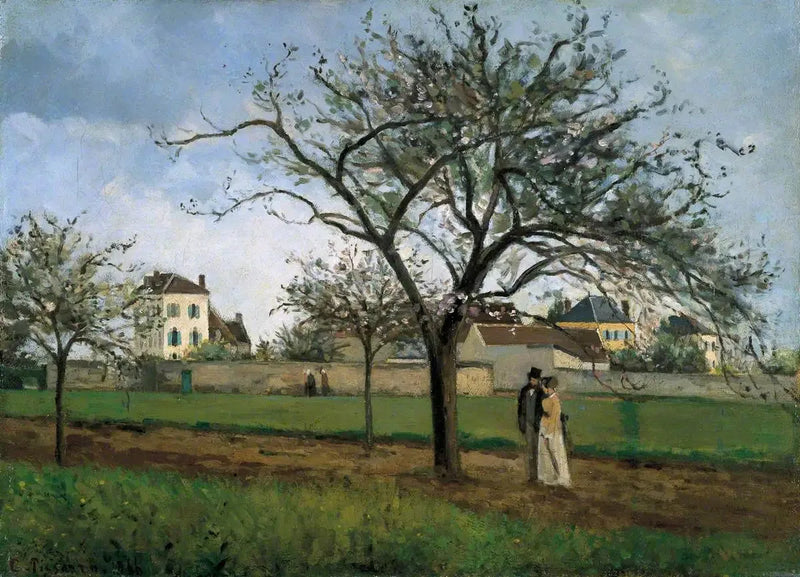 The House of Father Gallien, Pontoise - Camille Pissarro