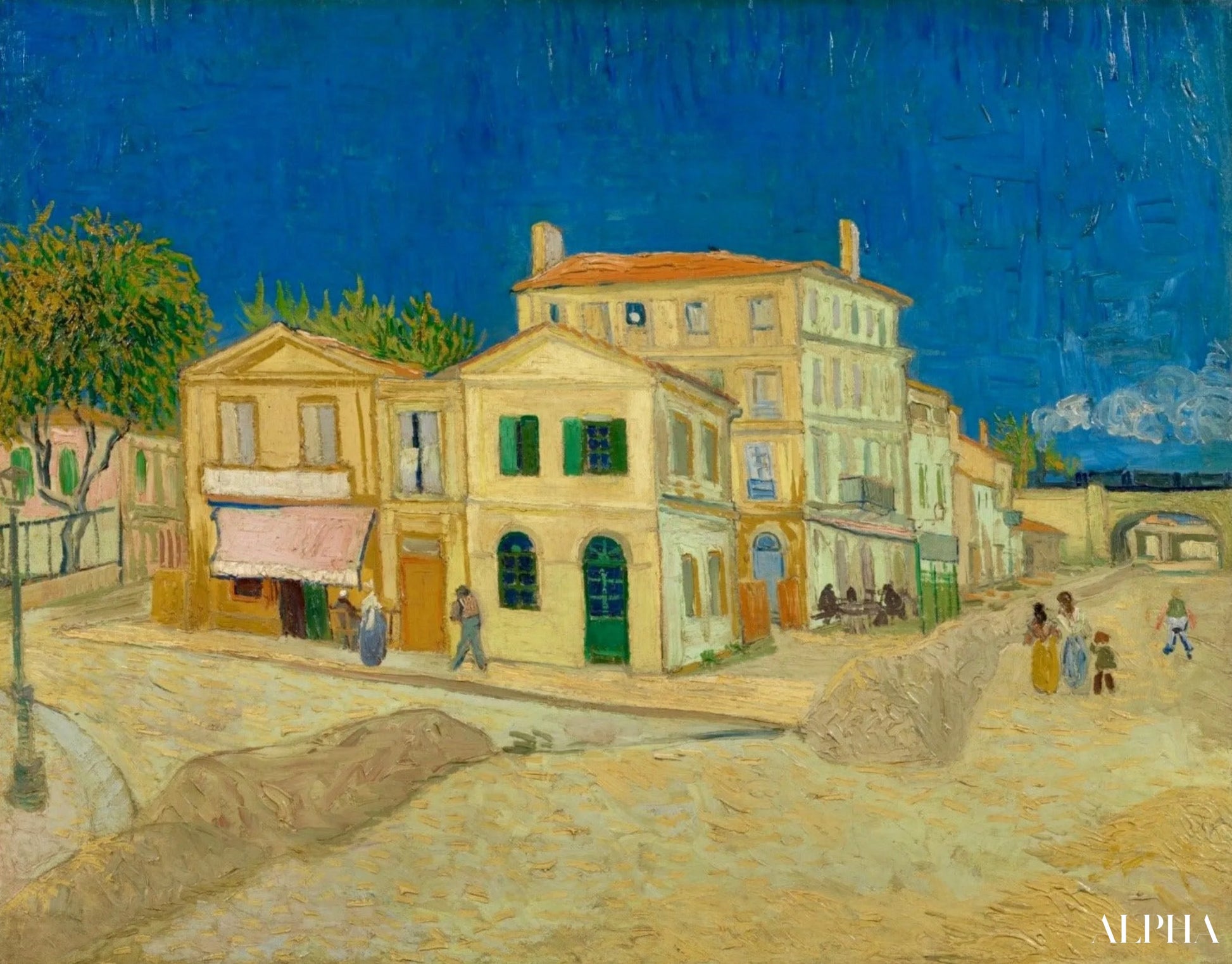 La maison jaune - Van Gogh - Reproductions de tableaux et peintures haut de gamme
