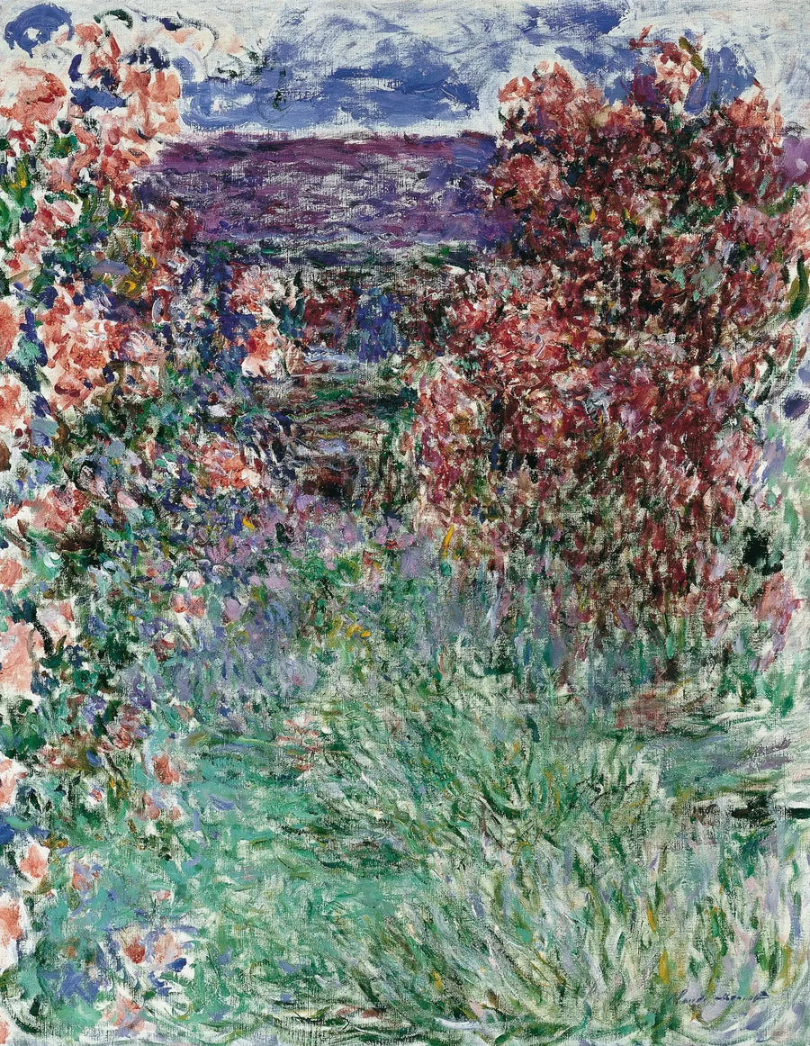 The House Among the Roses - Claude Monet