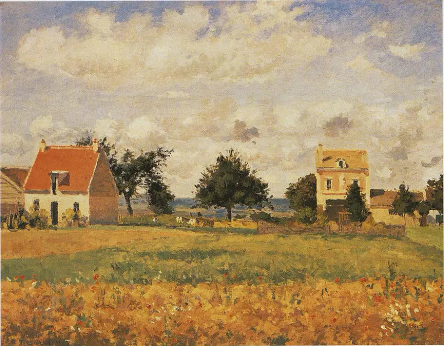 The Red House - Camille Pissarro