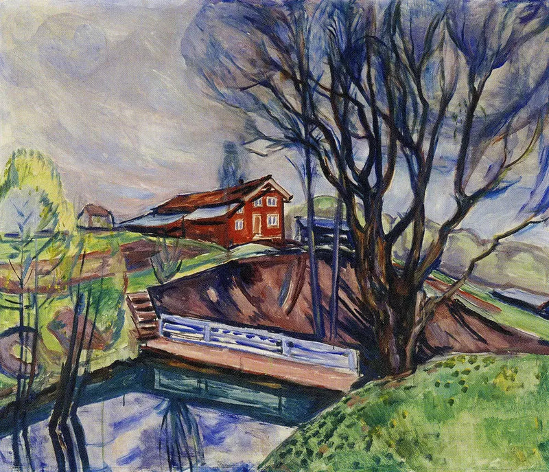 The Red House - Edvard Munch