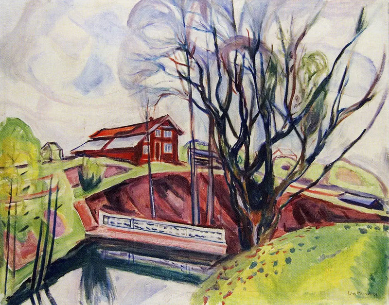 The Red House - Edvard Munch