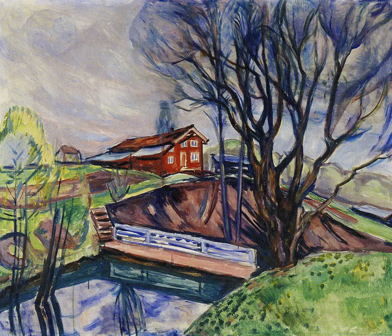 The Red House - Edvard Munch