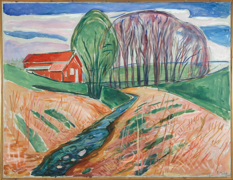 The Red House - Edvard Munch