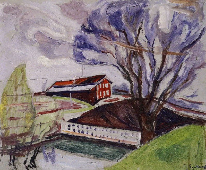 The Red House - Edvard Munch