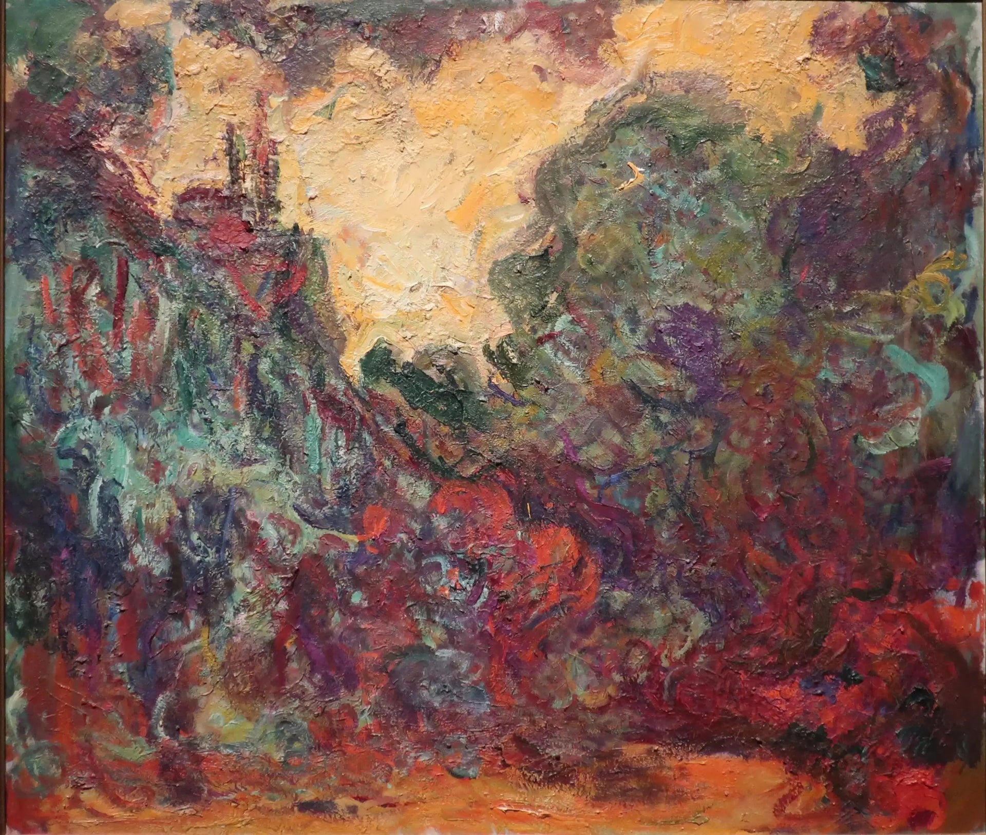 La maison vue du jardin aux roses - Claude Monet image 1 tableau peint à l’huile sur toile