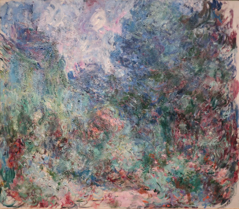 The house seen from the rose garden - Claude Monet