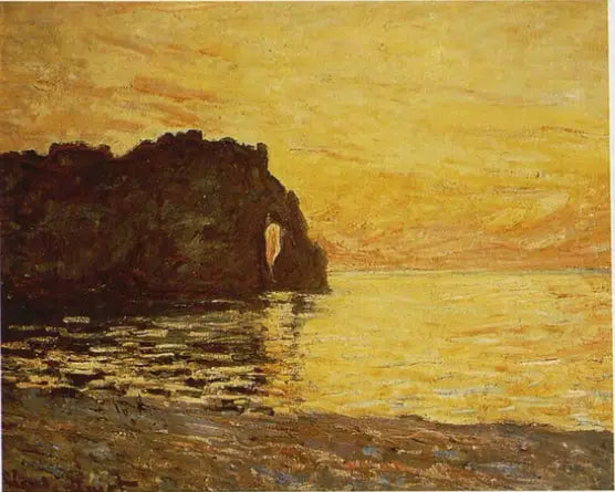 The Manne-Porte, Étretat - Claude Monet