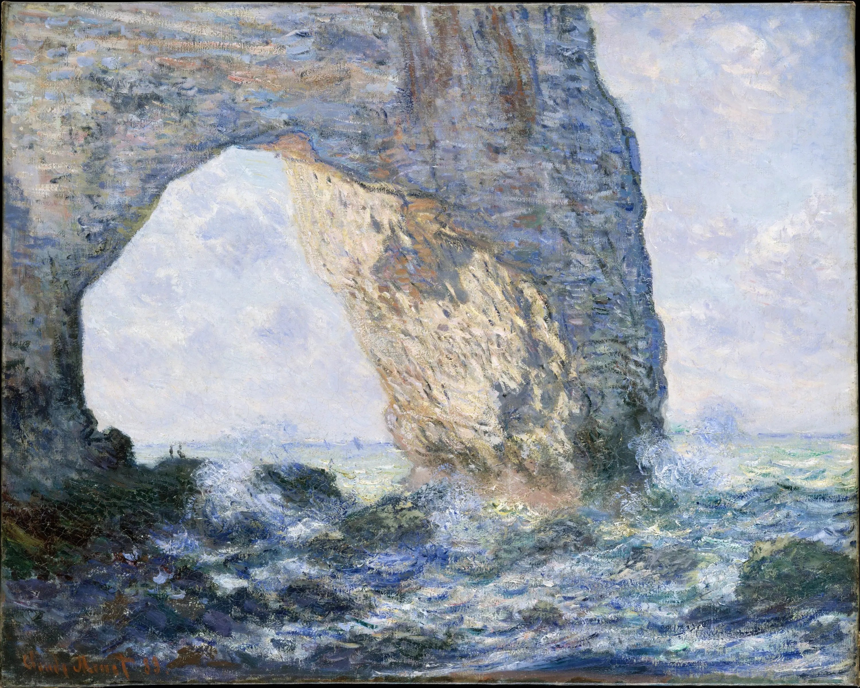 La Manneporte - Claude Monet image 1 reproduction d’œuvre d’art à l’huile